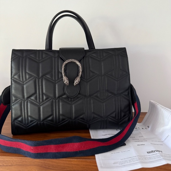 Gucci Dionysus Tote Bag Black - Picture 12 of 15